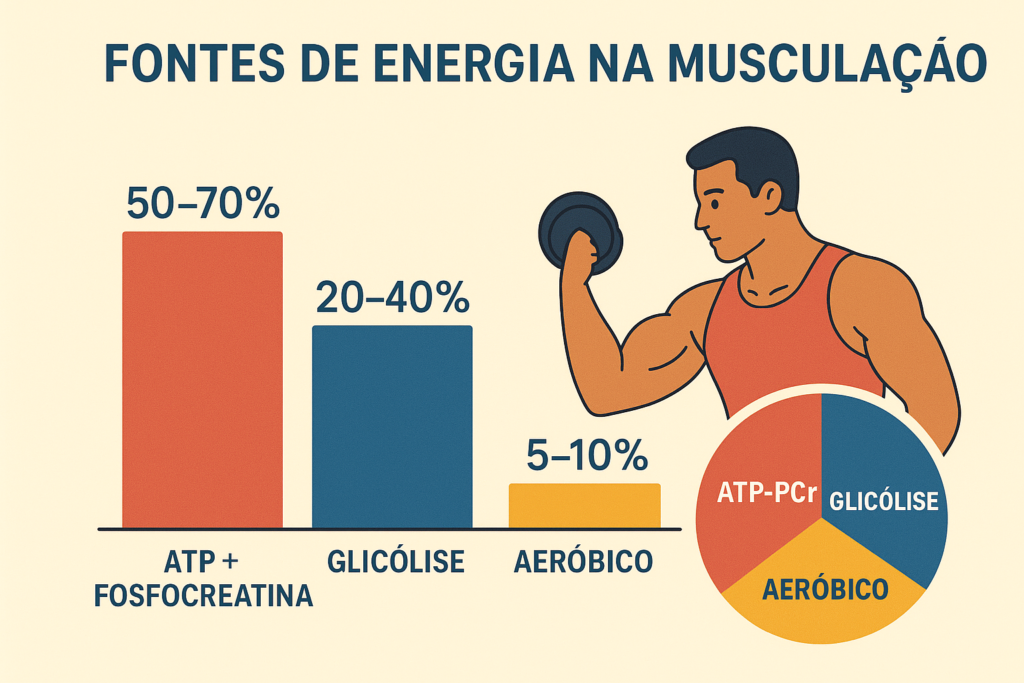 Exercícios de "explosão": principais fontes de energia utilizadas na musculação.